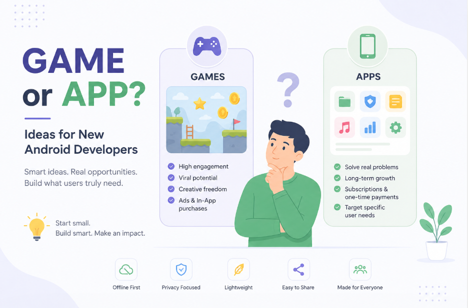 Android-App-Ideas-for-Beginners-Should-You-Build-a-Game-or-an-App Android App Ideas for Beginners: Should You Build a Game or an App?